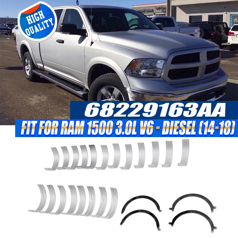 Crankshaft Main Rod Thrust Bearings Kit For Ram 1500 & Jeep 3.0L EcoDiesel - 68229163AA