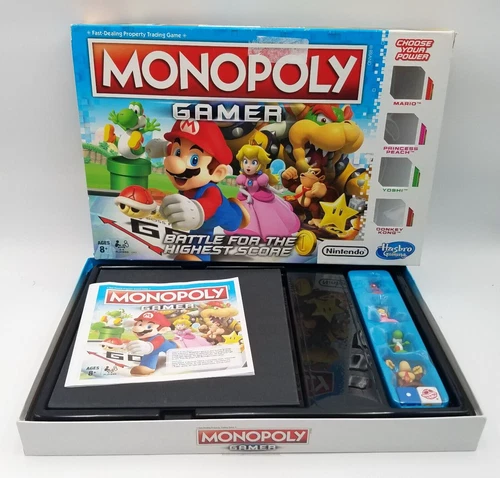 Monopoly Gamer Nintendo Battle For The Highest Score Edition gioco da tavolo completo