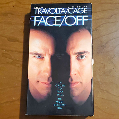 Paramount Face/Off VHS NTSC Full Screen R 1997 Travolta Cage