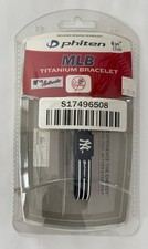MLB New York Yankees phiten 6 3/4"" Titanium Energy Bracelet