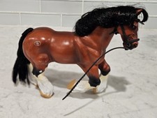 Vintage 1996 Grand Champions Clydesdale Horse Empire Toy Figure Bridle GC Brand