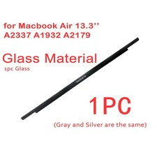 Glass Bezel Logo Cover Finish for MacBook Air 13'' A1932 A2179 A2337 Gray
