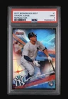 2017 Bowman's Best Aaron Judge #1 Refractor RC SP PSA 9 Mint Yankees