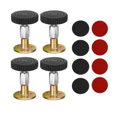 4PCS Anti Shake Solution For Bed Frames Adjustable Threaded Headboard Stabilizer