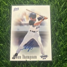 1997 Best Minors AUTO ROOKIE Jason Thompson RC Baseball Card C12. rookie card picture