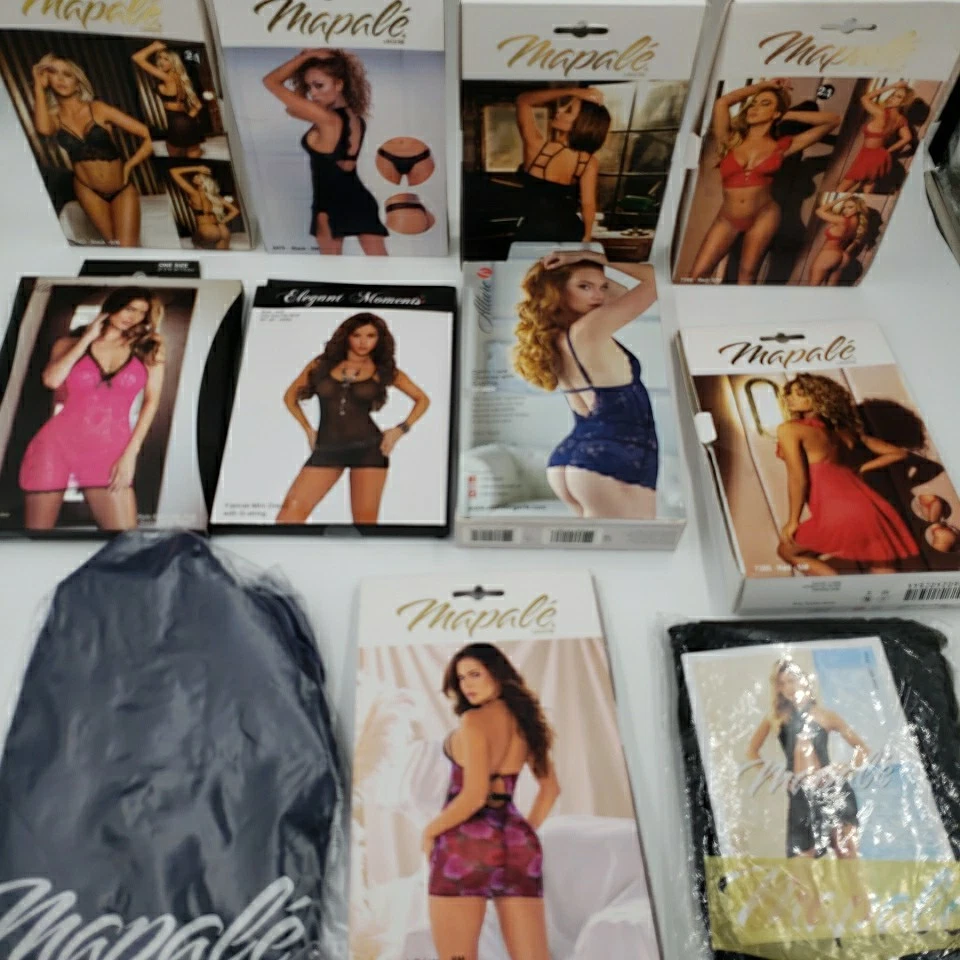 Sexy Lencería LOTE de 11 Talla Pequeña Mediana Encaje Babydoll Vestido Boudoir Sesión de Fotos Foto 2 de 4