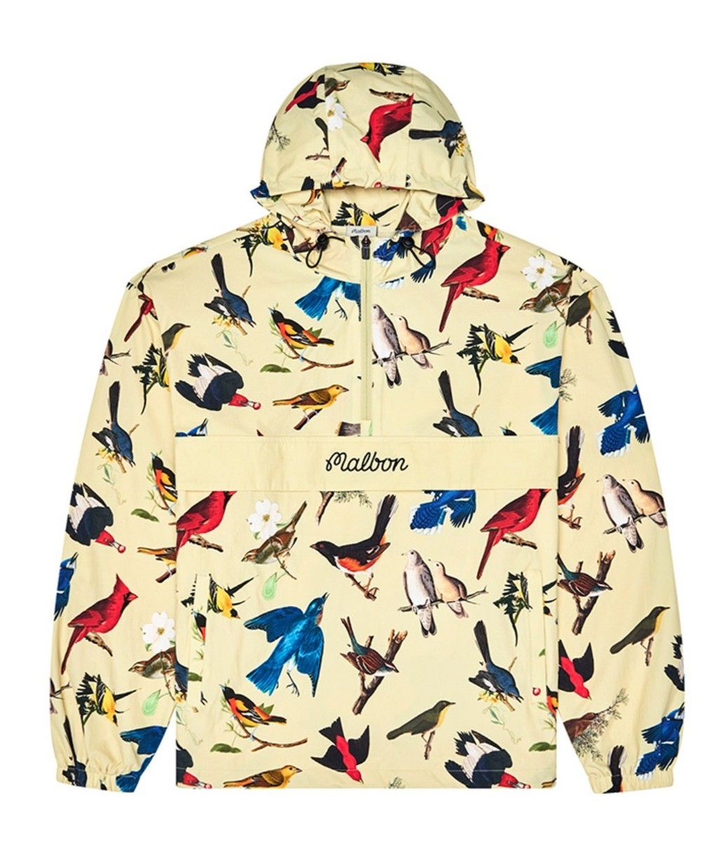 MALBON BIRDS OF GEORGIA RIDGE ANORAK - Large | eBay