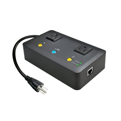 MSNswitch2 IP Enabled Remote Power, Ping Auto Reboot, Dual Outlets, 10A Fuse,...