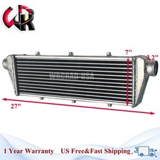 27x7x2 Fmic Front Mount Universal Turbo Intercooler 2.2 Inoutlet Barplate 27x7x2 Fmic Front Mount Universal Turbo Intercooler 2.2 Inoutlet Barplate