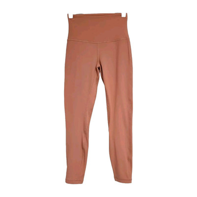 Lululemon Align High-Rise Pant 25'' Pink Savannah PSAV Double Align Size 4 VGUC