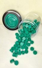 100 Count Hawkins Green Sealing Wax Beads
