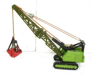 Vintage Die-Cast KOBE 670-TC P&H Truck Crane Crawler on Tracks, O27, 1:64