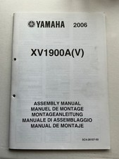 GENUINE YAMAHA SET UP ASSEMBLY MANUAL XV1900 XV 1900A V MIDNIGHT STAR 2006