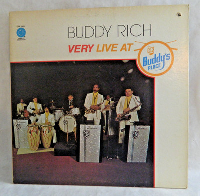 Buddy Rich   Very Live At Buddy's Place (GM 3301) VG LP Bop Swing Jazz 1974