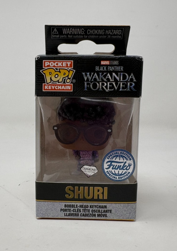 New Funko Pop Keychain Black Panther Wakanda Forever Shuri D