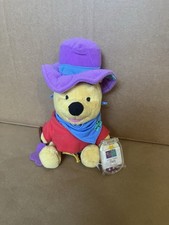 Vintage Mattel Star Bean Plush Ride  em Cowboy Winnie The Pooh w/ tags