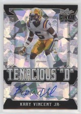 2021 Leaf Metal Draft Tenacious D Silver Crystals 3/50 Kary Vincent Jr Auto b8h