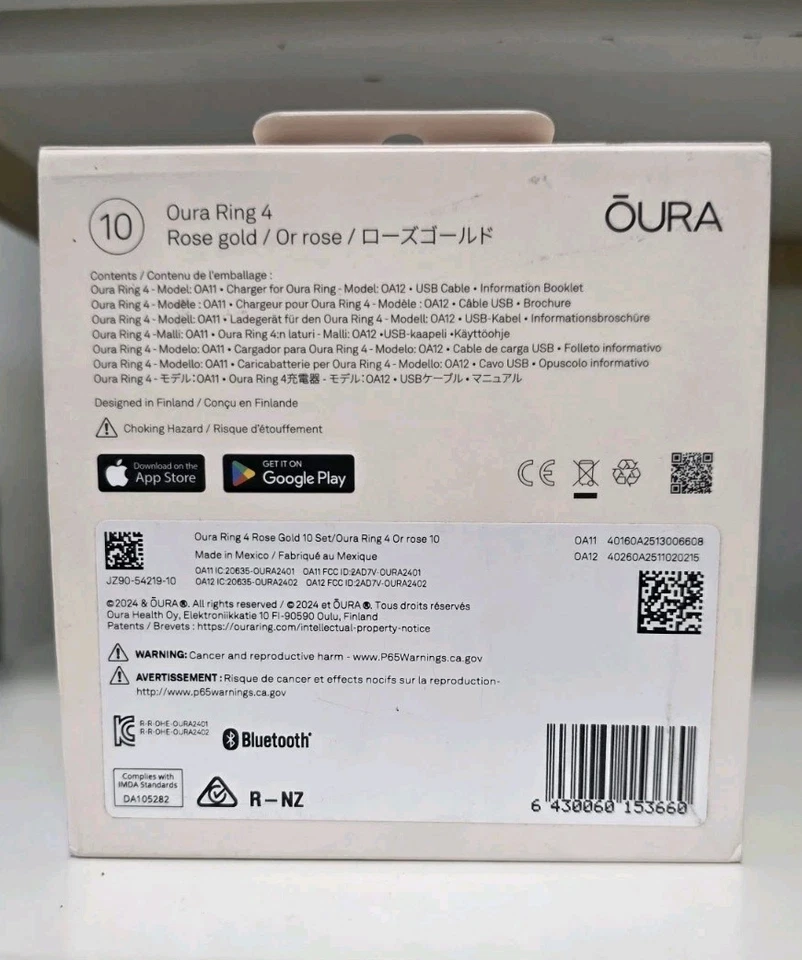 Oura ring gen 4 -size 10 - Rose Gold - SEE PHOTOS and READ INFO - Image 3 of 4