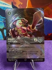 Piglet - Sturdy Swordsman Enchanted  Lorcana  -Near Mint Holofoil