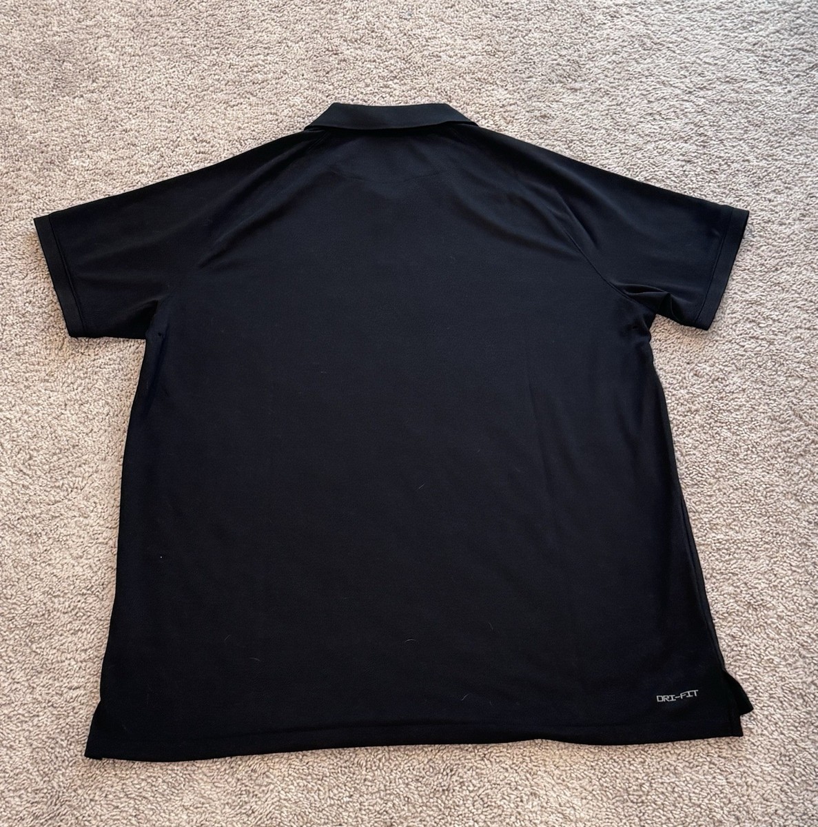 JORDAN GOLF XL ポロシャツ Nike Air Jordan Dri-Fit Golf Polo Shirt Black Mens XL