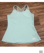 Nike Dri-Fit Womens Racerback Tank Top Blue M...