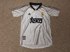 Vintage Real Madrid 99/00 Retro Home Jersey Size Large