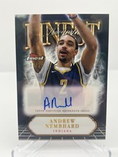 2024-25 TOPPS FINEST ANDREW NEMBHARD 14/25 BLACK FINEST AUTOGRAPHS NO. FA-ANE