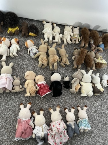 40 x Sylvanian Families Figures Bundle Job Lot Adults Children Babies & Clothing - Picture 11 of 16