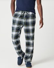 J. Crew Men's Flannel pajama pant in Campbell Tartan Ivory Sz M MSRP: 69 NWT