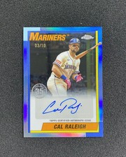 2025 Topps Chrome Update Series 35th 1990 Black Cal Raleigh Auto 3/10 QI95