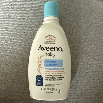Aveeno Baby Eczema Therapy Moisturizing Cream, Natural Colloidal Oatmeal &... 