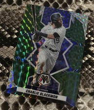 2022 Mosaic Baseball CHARLIE BLACKMON Green Mosaic Prizm #12 Rockies