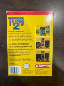 Tetris 2 Nintendo NES Complete CIB