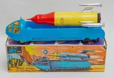 RARE 1960S HONG KONG  X60 SPACE ROCKET LAUNCHER TRUCK BOXED
