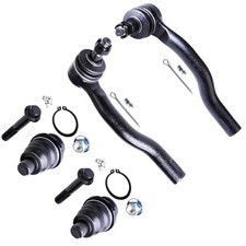 4pc Front Suspension Kit Tie Rod Ends Ball Joints Fits Armada Titan 2004-2014