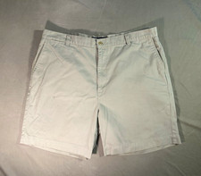 Polo Ralph Lauren Men's Beige Cotton Chino Shorts Flat Front Pockets Solid