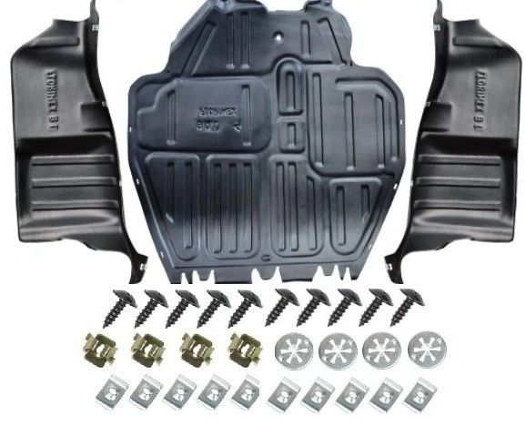 CLIPS + PLAQUE COUVERCLE CACHE PROTECTION SOUS MOTEUR VW GOLF IV 1998- 2006 - Photo 1/1