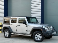 JEEP WRANGLER 2.8 CRD SAHARA UNLIMITED 4WD 5DR 2009 [09] SILVER