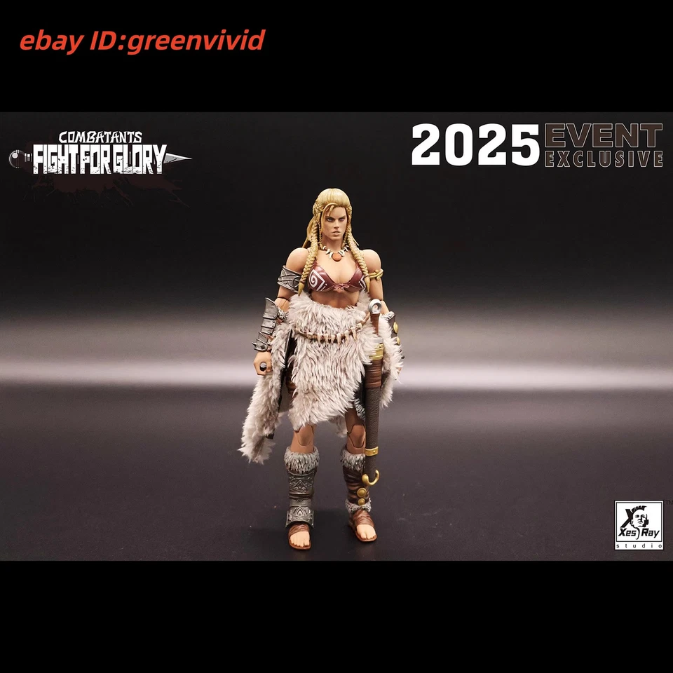 Figura de acción 1/12 Xesray Studio Fight for Glory Combatants exclusiva Gold Hildr Foto 3 de 4