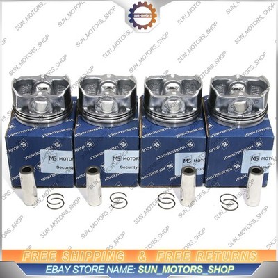 Upgraded KS Pistons 21MM For VW Audi A4 Q5 2.0T Improve oil consumption issue