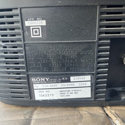 Vintage Sony TRINITRON 21