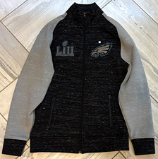 Fanatics Philadelphia Eagles Super Bowl LII Champions Black/Gray Full Zip Jacket