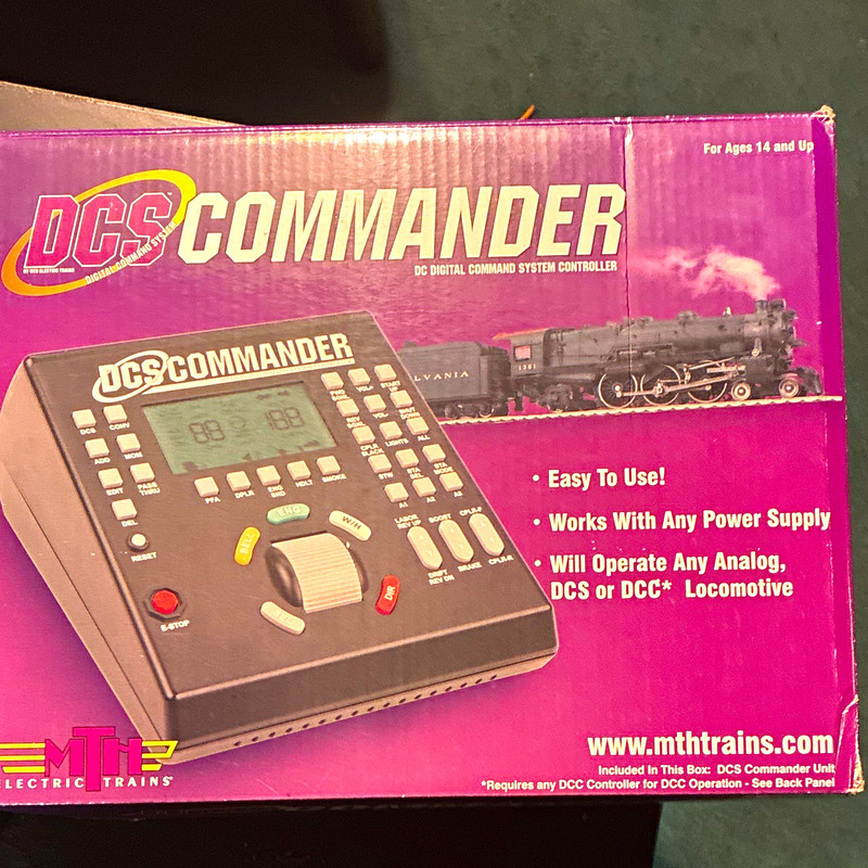 MTH DCS Commander HO Digital Controller DCS DC Sound/Light Function DCC