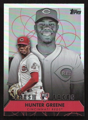 2022 Topps #FF-10 Hunter Greene Fresh Faces RC Rookie Card