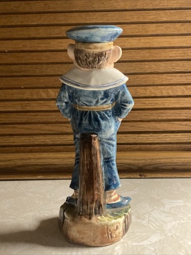 Antique Palmer Cox Majolica The Sailor Defender Candle Holder - Picture 3 of 12
