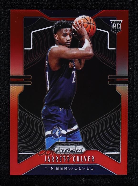 2019-20 Panini Prizm Rookie Red Prizm 186/299 Jarrett Culver #252 05q7