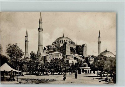 13091426 - Constantinopel Moschee St. Sophie Tempel 1919
