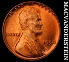 1950 Lincoln Cent- Red- Choice Gem Brilliant Uncirculated No Reserve #J7515
