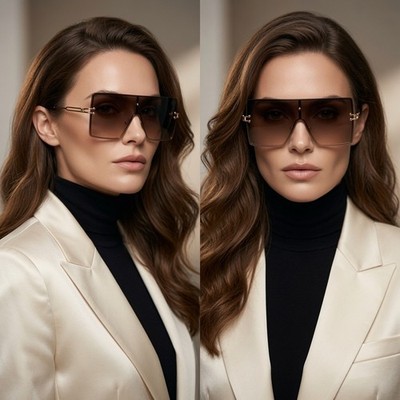 Gafas De Sol Lentes De Moda Para Mujeres Grande Nuevo Sunglasses Women Luxury