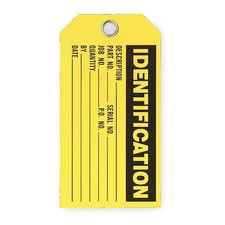 Production Status Tag, Cleaning And Maintenance, Polyester, 3 In H X 5 3/4 In